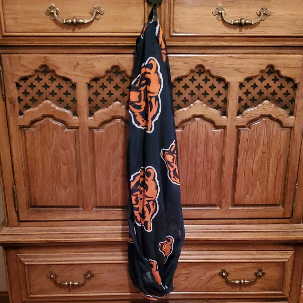 NFL Navy and Orange Scarf